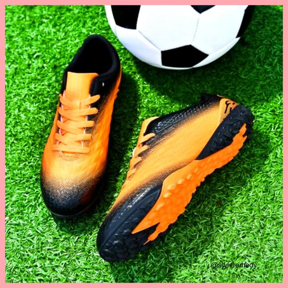 Faux Leather Indoor Soccer Shoes with Gum Rubber Sole for Futsal main image 6